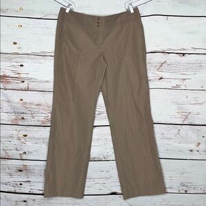 Marc Aurel NWT Size EU 44 (US 12-14) Tan 100% Cotton Trousers Dress Pants